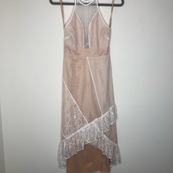 LIKELY Lori Mee white nude lace dress NWT - Picture 5 of 7